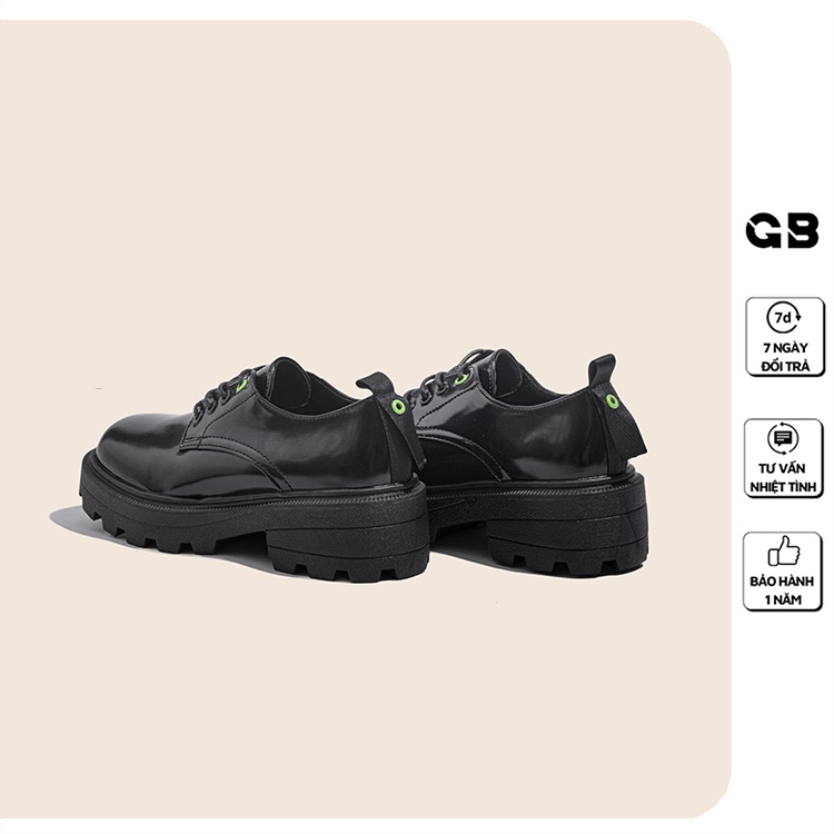 Giày Oxford nữ giayBOM đế cao 4 cm chất liệu da PU cổ ngắn B1271