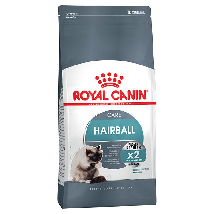 Thức ăn/ Hạt khô Royal Cannin Hairball Care hỗ trợ tiêu hóa búi lông cho mèo