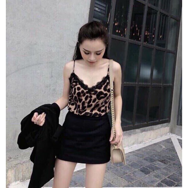 {Sản phẩm} ÁO 2 DÂY PHỐI REN ĐẸP_ÁO 2 DÂY DA BEO_ÁO 2 DÂY MẶC VEST {Chất lượng} | BigBuy360 - bigbuy360.vn