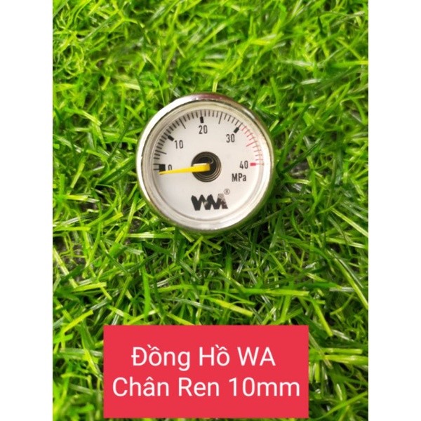 Đồng Hồ Đo Áp Suất Khí Nén Chân Ren 10mm Hàng Loại 1