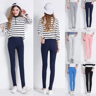 Quần legging trơn mỏng nhiều màu