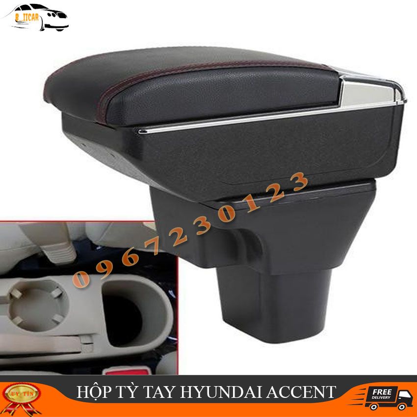 Hộp tì tay theo xe Accent 2018-2019