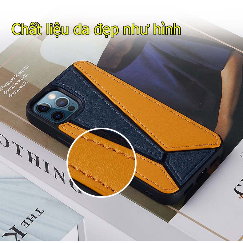 [XẢ HÀNG]Ốp lưng da iPhone 12 pro max / iphone 12 tặng kèm ví mini
