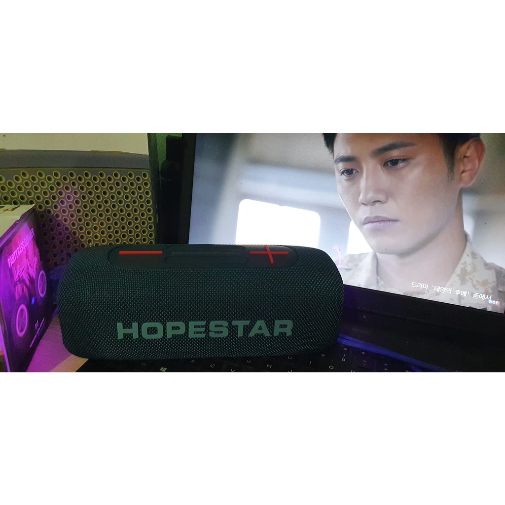 Loa bluetooth không dây HOPESTAR-P32 ngoài trời di động công suất lớn đèn flash