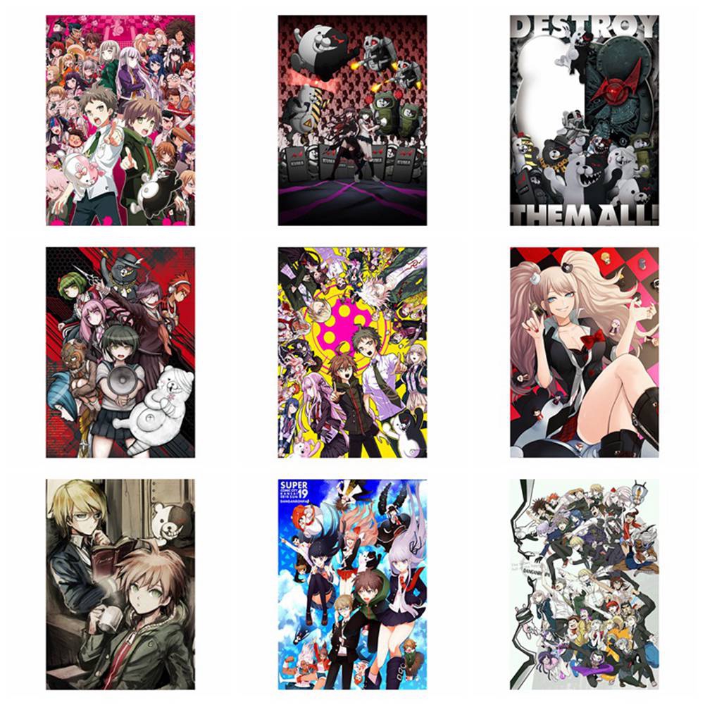 Anime Dangan Ronpa Danganronpa Wall Poster New Decorative Posters