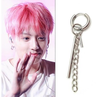 Bông tai khuyên tai JUNGKOOK BTS sợi mắt xích cá tính