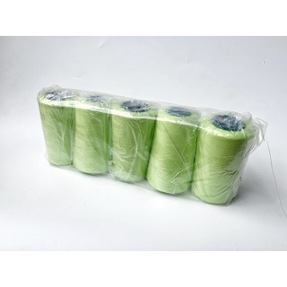 VỈ 5 CUỘN CHỈ MAY MÀU XANH NÕN CHUỐI 5000M