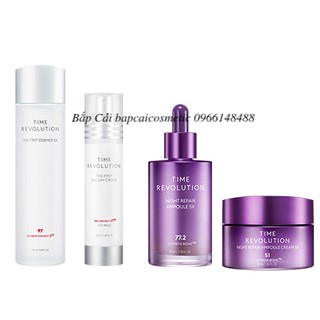 MBC Dòng phục hồi, chống lão hóa và dưỡng trắng Misha Time Revolution Night Repair/ The first Treatment 5X mới nhất 2021