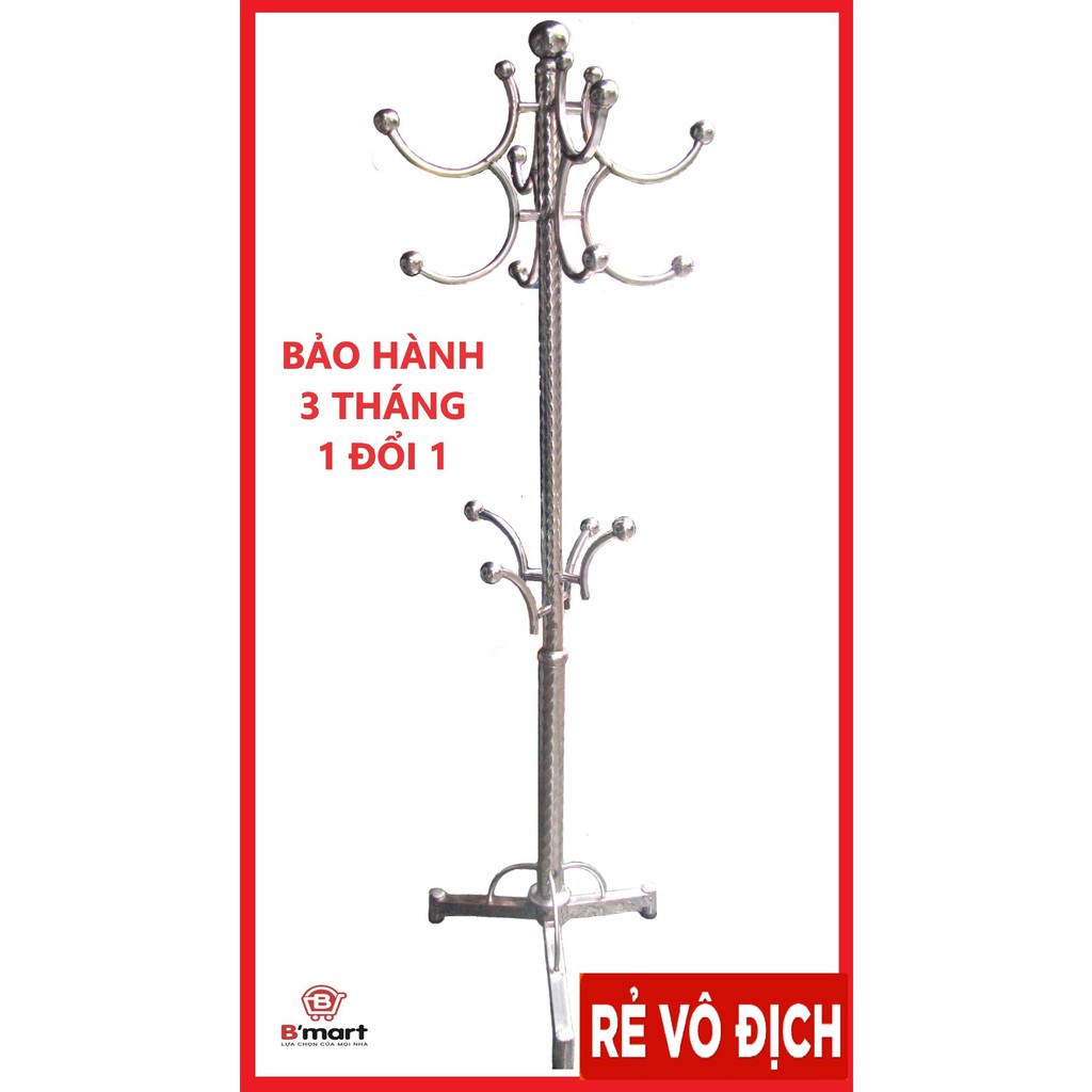 [Grab: hoả tốc 1h] Cây treo quần áo inox - Cọc treo quần áo inox