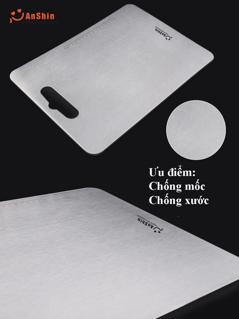 Thớt inox 304, thớt Anshin hàng Việt Nam | BigBuy360 - bigbuy360.vn