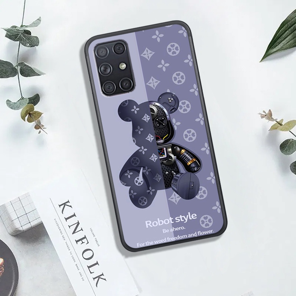 [HOT]ỐP  XIAOMI POCO M3 - REDMI 9T - REDMI NOTE 10T PRO  , In Hình Gấu Robot họa tiết L-V màu sắc cực đẹp.