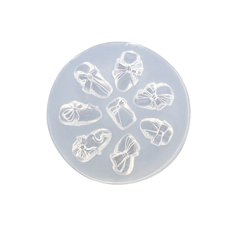 Khuôn silicone làm phụ kiện trang trí móng tay trang sức epoxy resin pha lê DIY thủ công