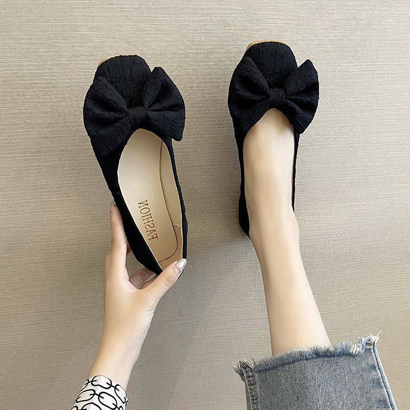 Giầy lười Giày Búp Bê Đế Mềm Thời Trang Xuân Thu Xinh Xắn