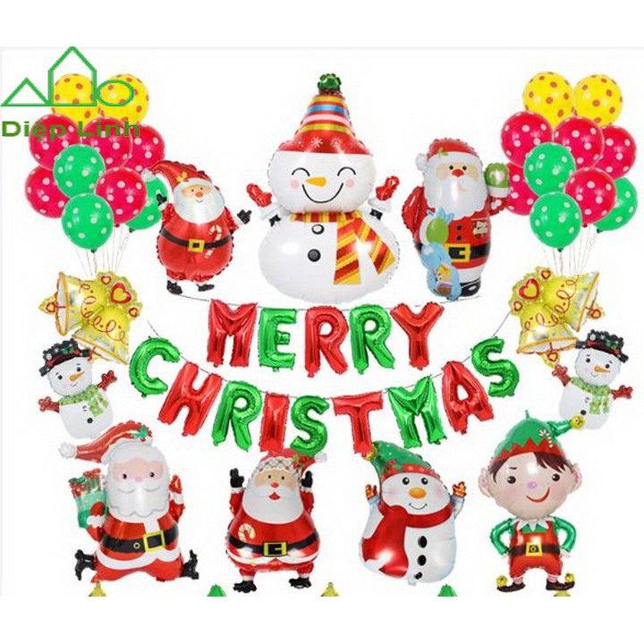 Bong Bóng trang trí giáng sinh noel christmas Lễ Hội