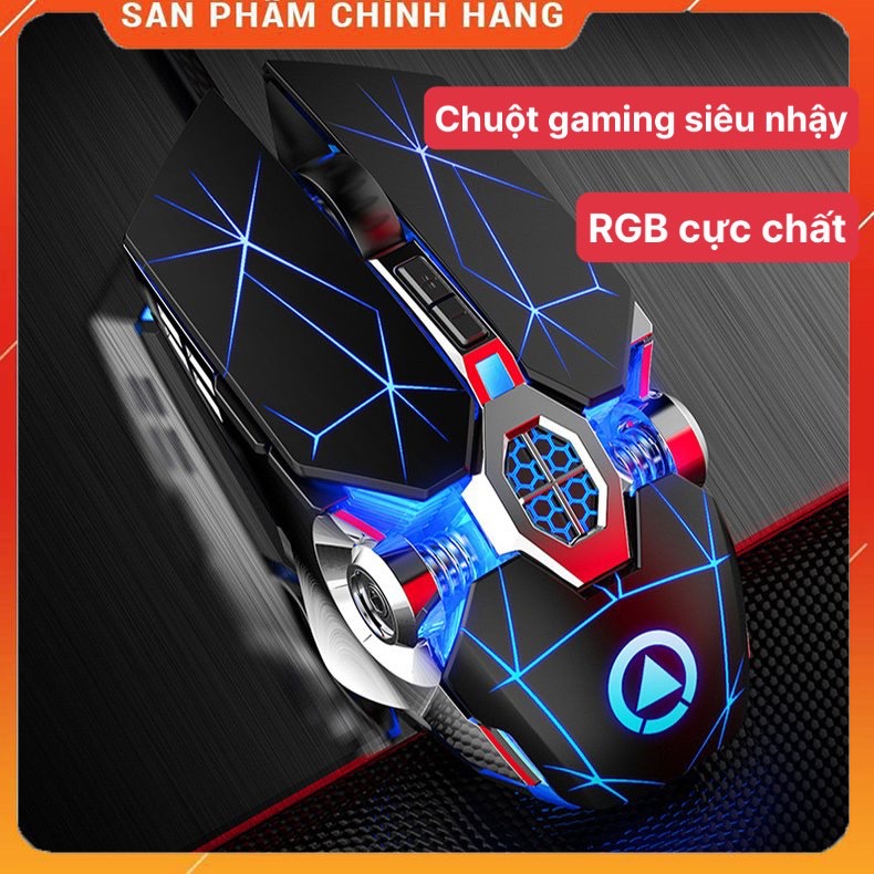 Chuột Máy Tính Gaming G3OS Super Gaming Kiểu Dáng Độc Lạ, Điều Chỉnh Độ Nhạy Lên Đến 3200DPI, Đèn LED Đổi Màu Siêu Đẹp