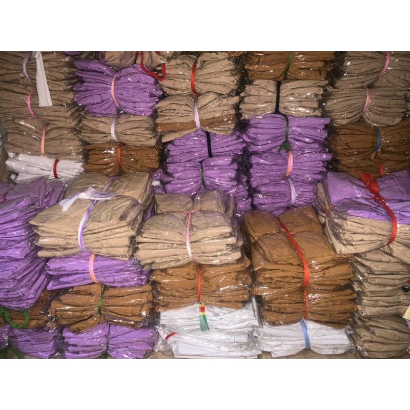 Chân váy xẻ 1 bên thun gân co dãn tốt (A15