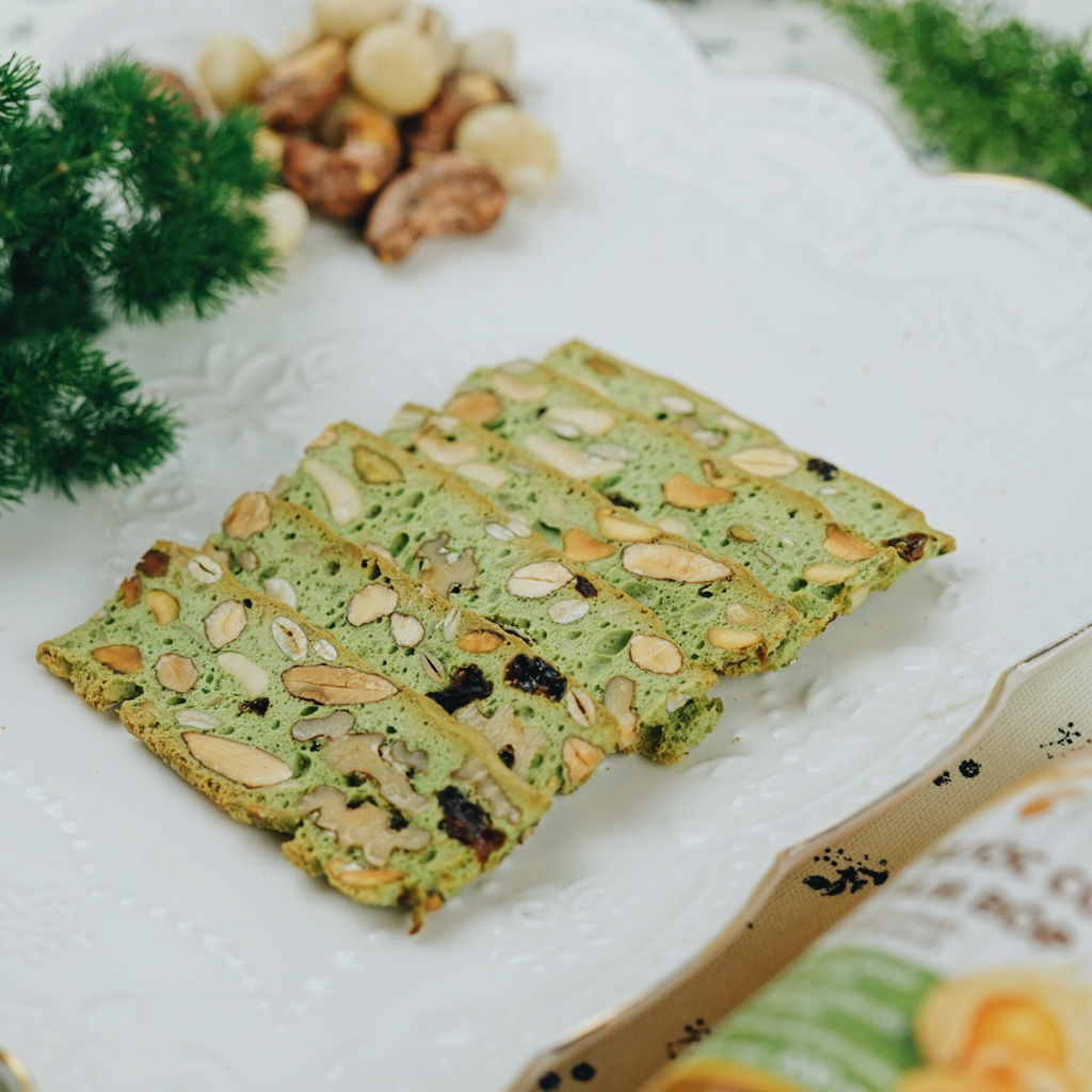 ⚡[FREESHIP 1 ĐỔI 1]⚡ Biscotti giảm cân nhanh Chon Chon Bakery vị trà xanh 150g Biscotti ăn kiêng Eat Clean Keto | BigBuy360 - bigbuy360.vn