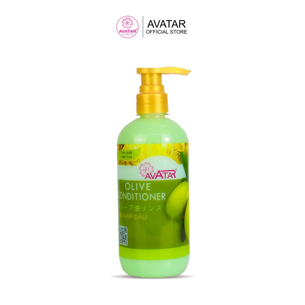Kem hấp dầu olive avatar 500ml nuôi dưỡng tóc chắc khỏe chống gãy rụng tóc dài suôn mềm mượt