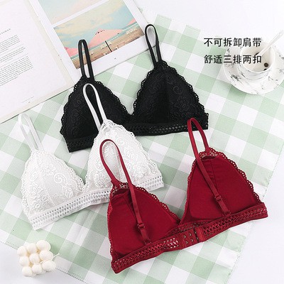 Áo Lót Bra Ren Mềm Mút Mỏng - Áo chip không gọng dây mảnh hàng đẹp shop BUKI