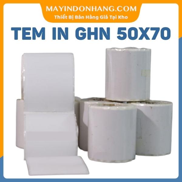 Tem in vận đơn Giao hàng nhanh GHN 50x70 - 100 Tem