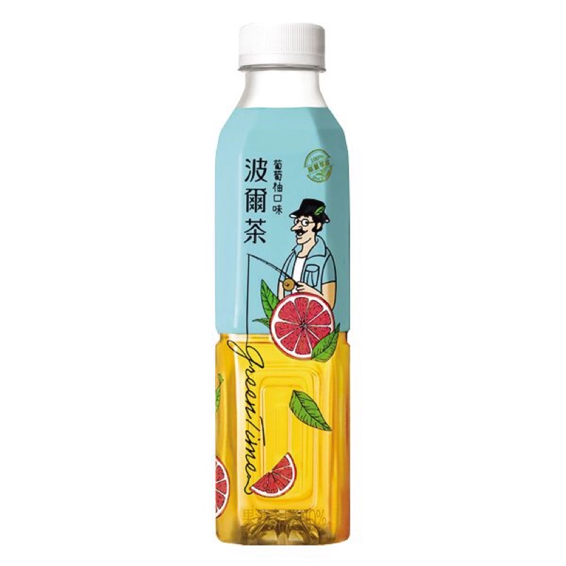 Trà Green Time Hương Bưởi Chai 580Ml