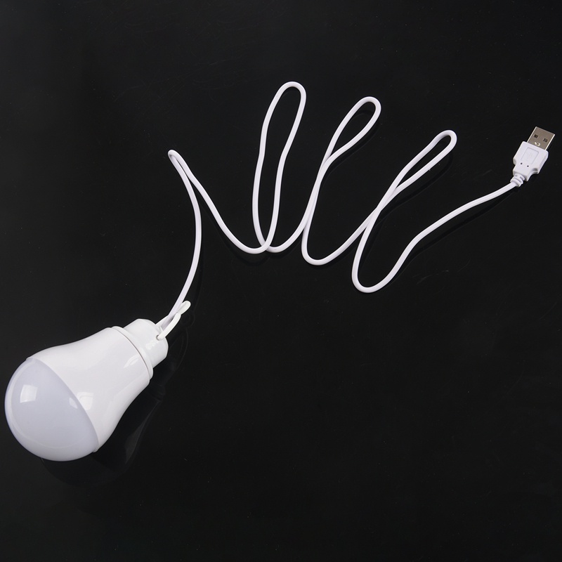 Bóng Đèn LED USB DC5V 5W Ánh Sáng Trắng Di Động Cho Laptop Ngoài Trời