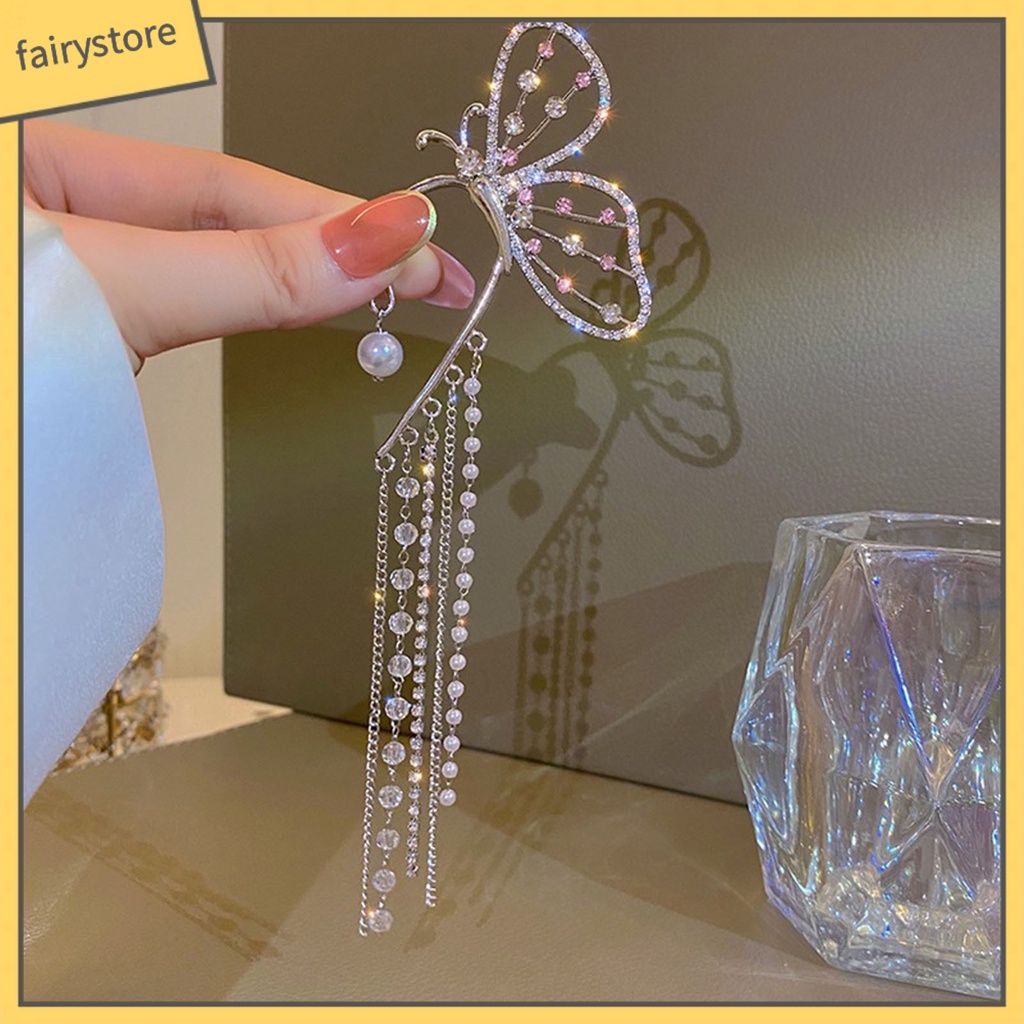 Bông tai hình động vật đính đá thời trang cho nữ