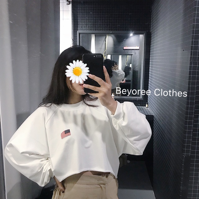 ⚫️ ÁO SWEATER CROPTOP - HÀNG CÓ SẴN | BigBuy360 - bigbuy360.vn