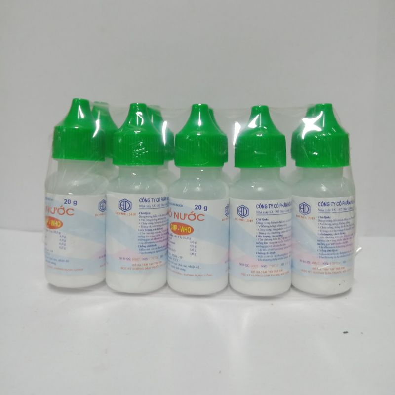 HỒ NƯỚC HÓA DƯỢC lọ 20g