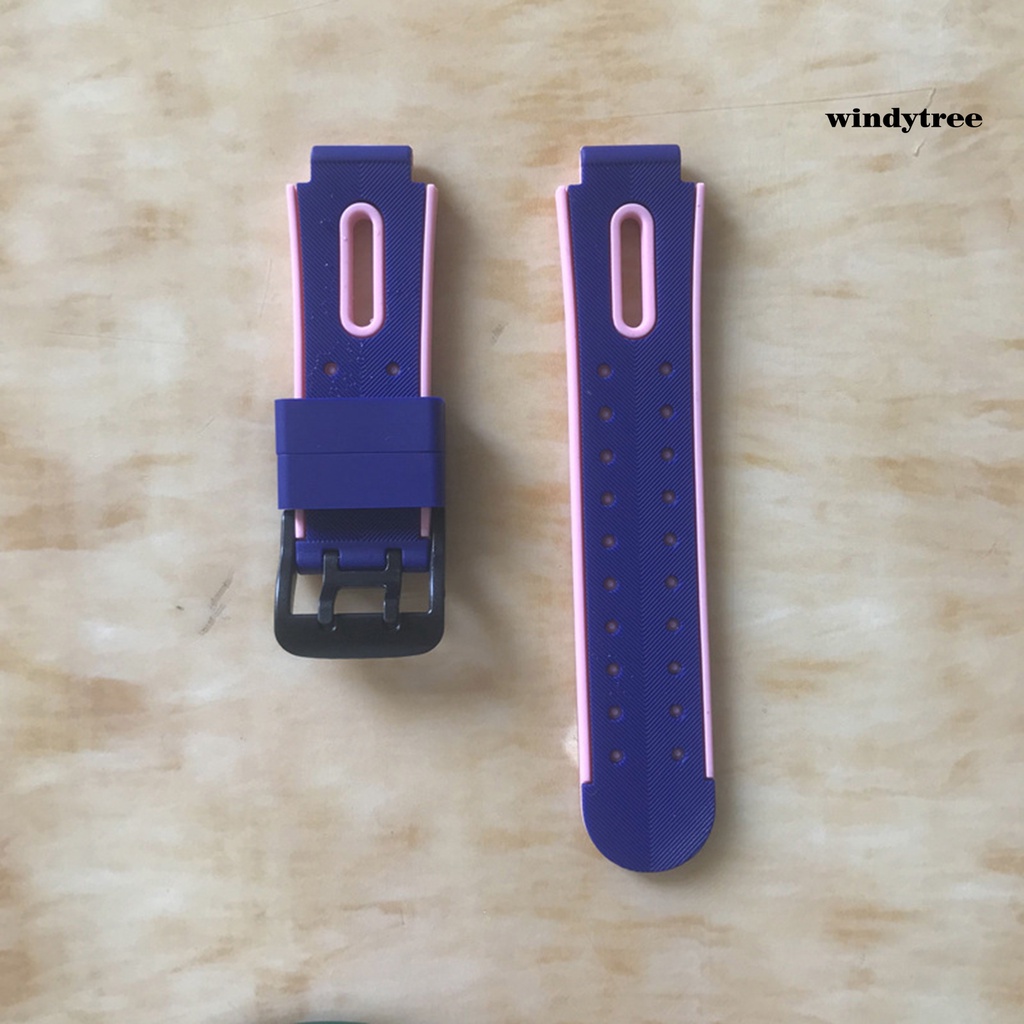 Dây đeo silicon mềm chống thấm nước thay thế 15mm cho đồng hồ trẻ em
