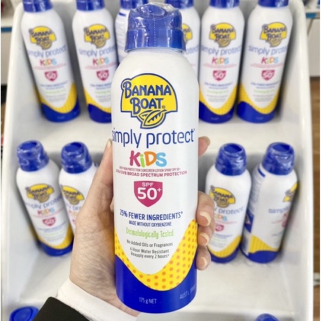 Kem Chống Nắng Banana Boat Simply Protect Kids SPF50+ 100ml