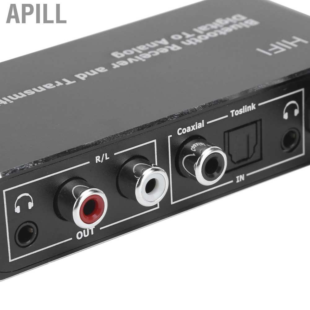 Apill Coaxial Converter Wireless Digital DAC to Analog Audio Adapter with Bluetooth Receiver D09