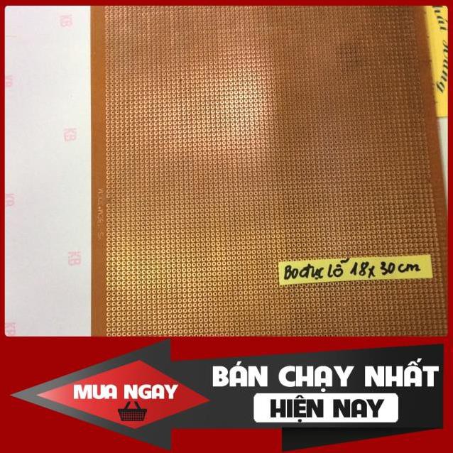 [ShopUyTín] Bo mạch đồng đục lỗ 18 x30 cm giá 2 tấm [free.ship]