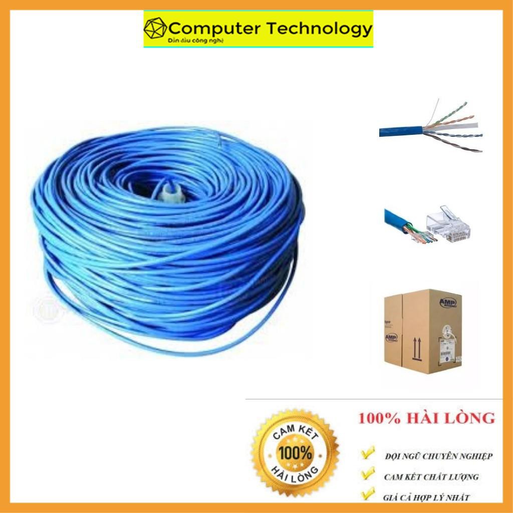 Dây cáp mạng ampp cat6 cuộn dài 305m lõi hợp kim