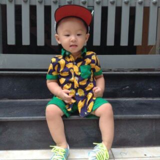 Set bộ bé trai Hello Summer