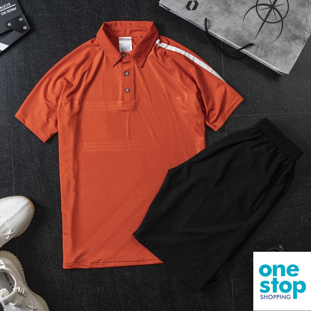 Sét bộ có cổ thời trang nam mã One19, phom 40-75kg One shop