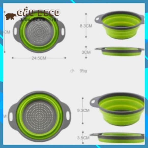 [FREESHIP] Rổ silicon gấp gọn (tròn) – Tiện nghi, ngăn nắp