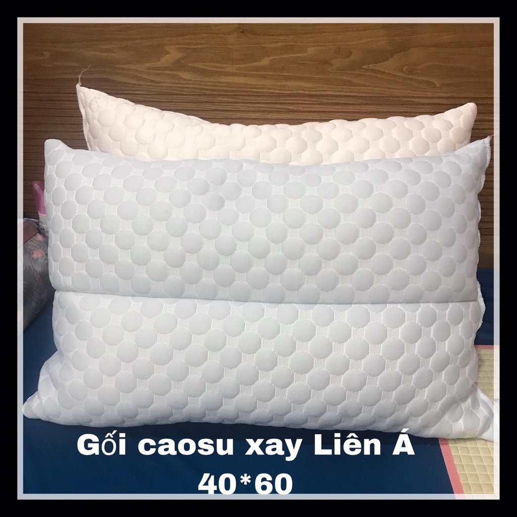 Gối Nằm Cao Su Xay Chống Đau Mỏi Vai, Gáy giúp lưu thông không khí giảm mệt mõi, tạo cảm giác thoáng mát