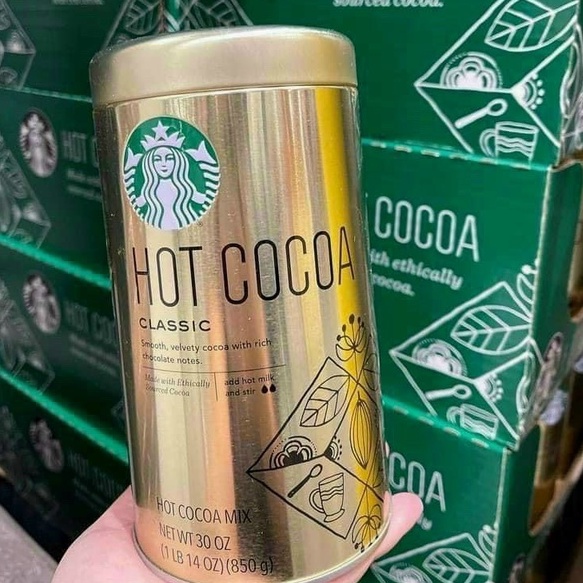 Bột ca cao Starbuck Hot Cocoa 850g