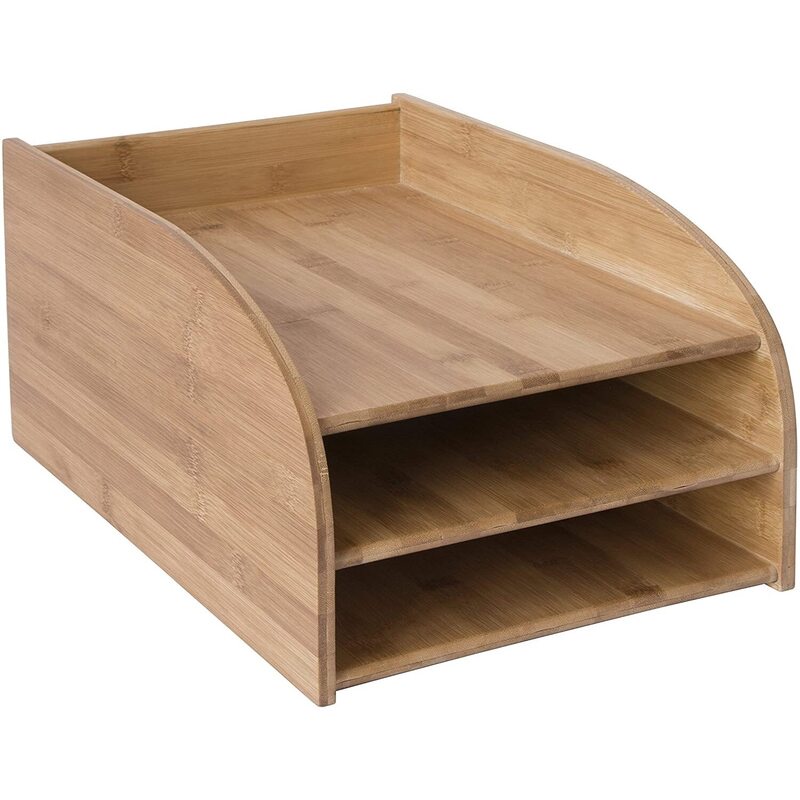 Kệ đựng văn phòng phẩm bằng gỗ COTO.STOCA-018 | D24 x R75 x C17cm | Kệ đựng hồ sơ | Kệ văn phòng