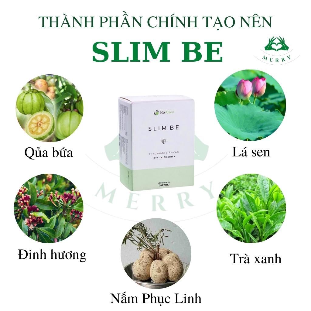 Giảm Cân SLIM BE của BEALIVE Chính Hãng MERRY STORE SLimBe Giúp Giảm Cân An Toàn Giảm 2 đến 3 Kg Sau 15 Ngày