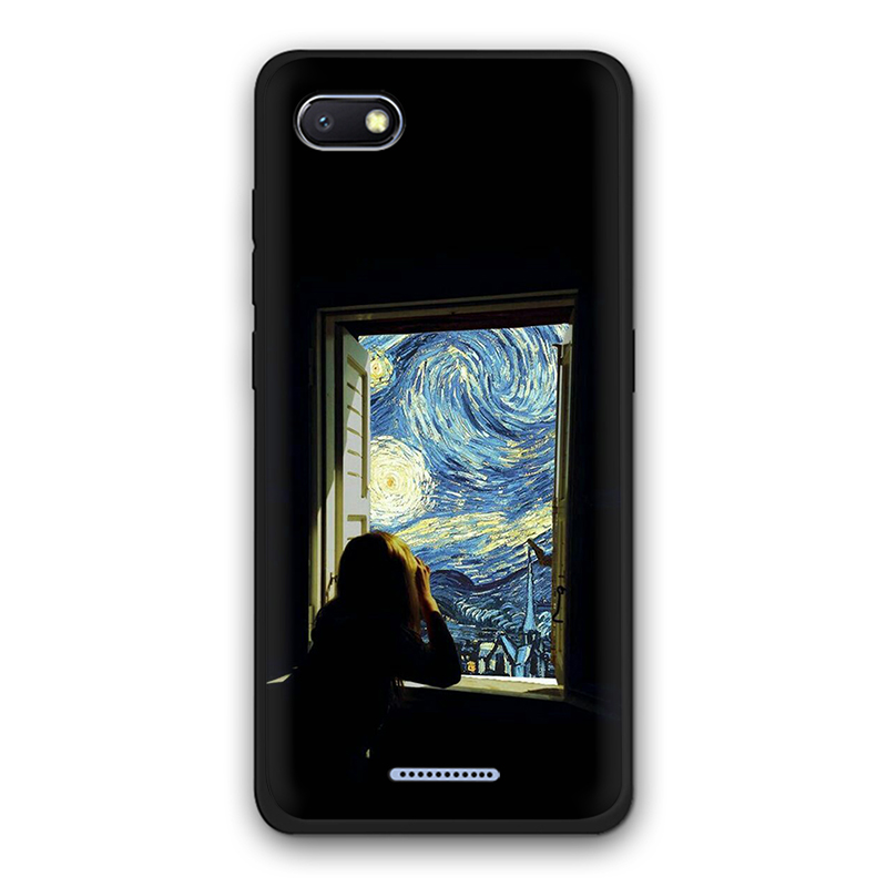 Ốp Lưng Họa Tiết Hình Bức Vẽ Van Gogh Thời Trang Cho Redmi Note 9 9s 8t 8 7 6 5 Pro 5a Prime 4x Poco X2