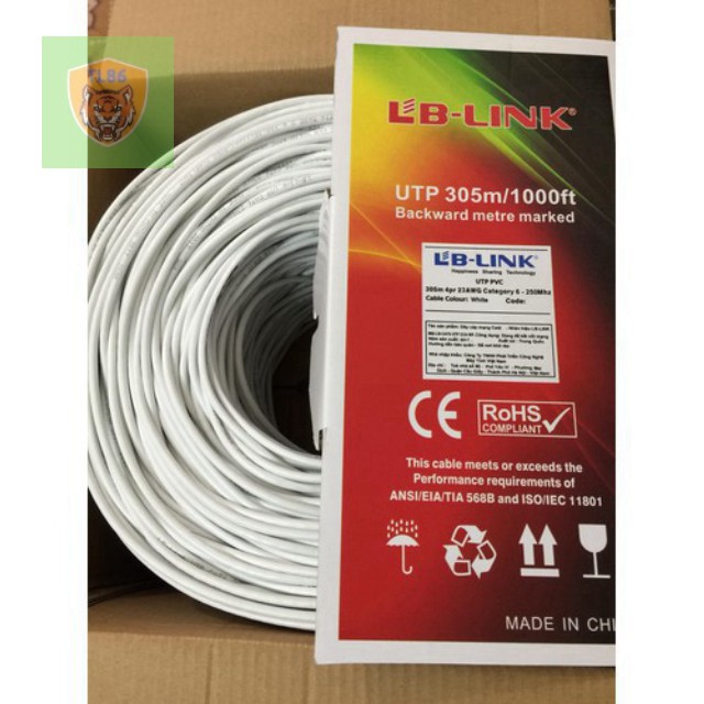 [Chính Hãng] Cuộn Dây Cáp Mạng Cat6e LB-Link 305m .