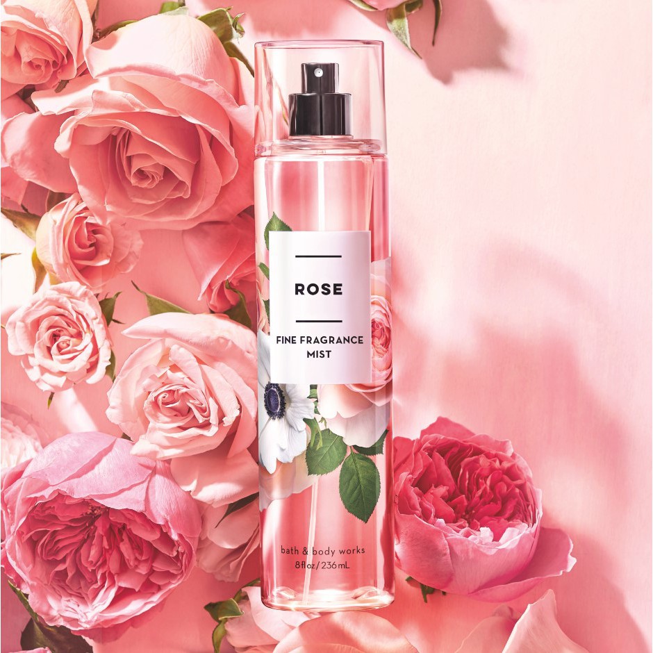 [30ml][dùng thử] ★ Xịt thơm Bath & Body Works Fine Fragrance Mist hương Rose