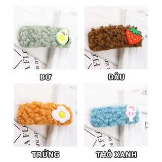 Kẹp tóc len nhiều mẫu dễ thương KT22