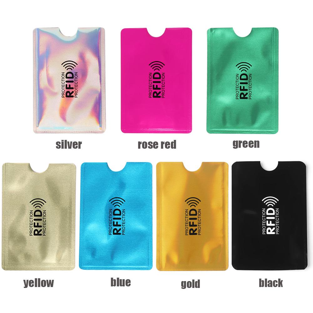 Set 5 Ví Nhôm Đựng Thẻ Chống Trộm Tiện Dụng