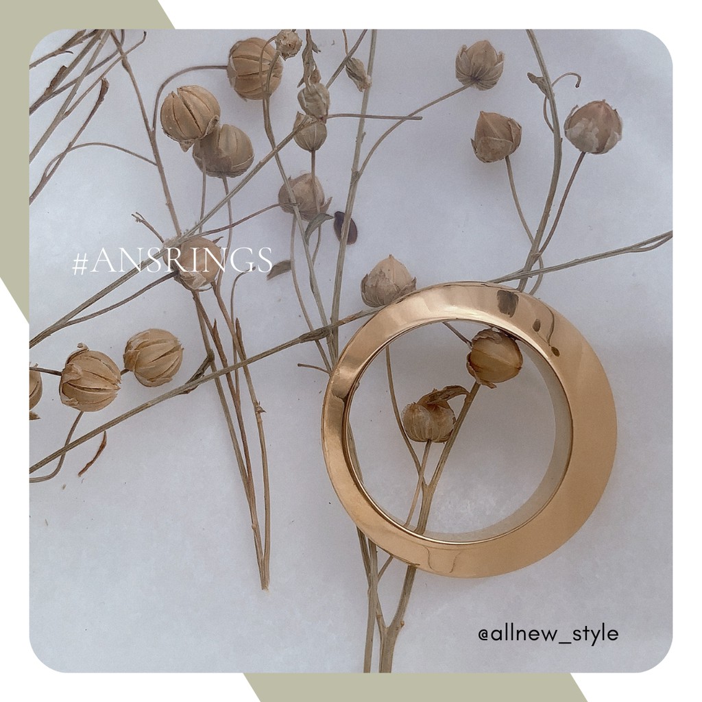 Nhẫn thép Retro Allnewstyle tạo hình đậm chất riêng