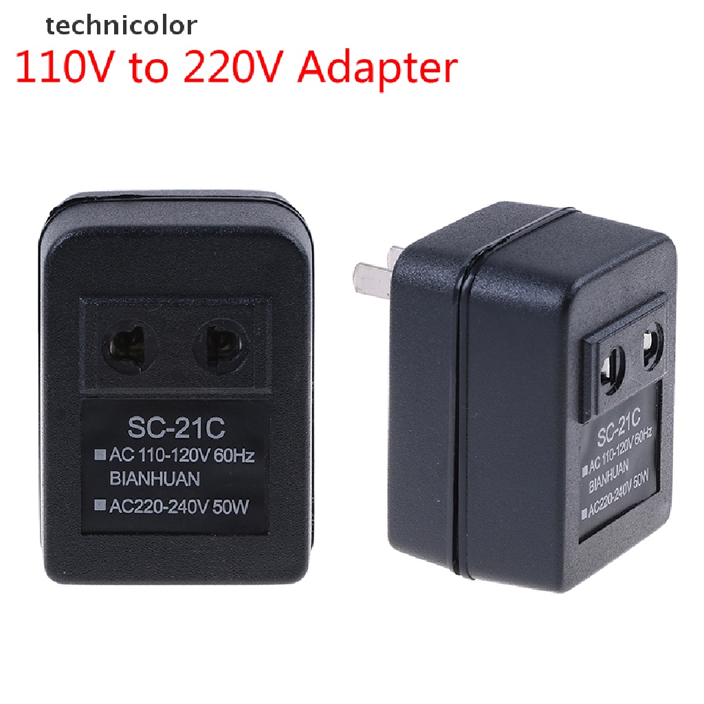 1 Bộ Chuyển Đổi Tăng Áp 50W 110V Sang 220V 50 / 60Hz