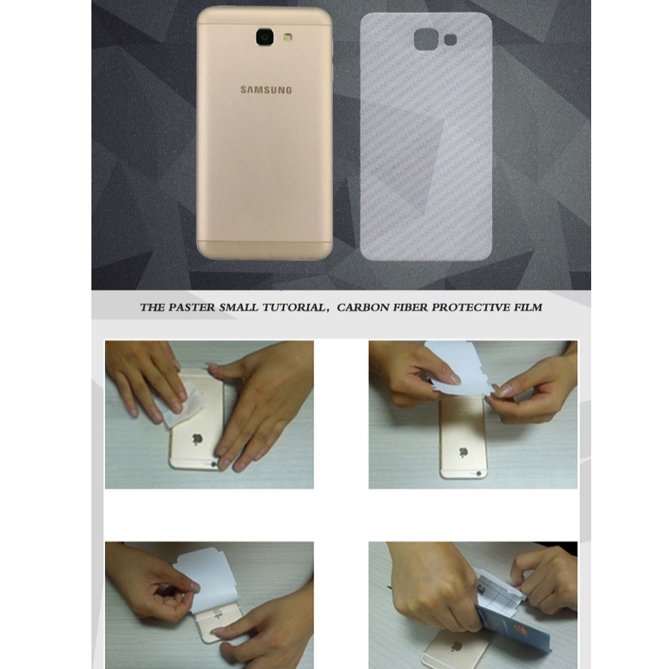 [CỰC RẺ] BỘ 2 MIẾNG DÁN LƯNG CARBON SAMSUNG J7 PRIME