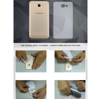 Bộ 2 miếng dán lưng carbon samsung j7 prime
